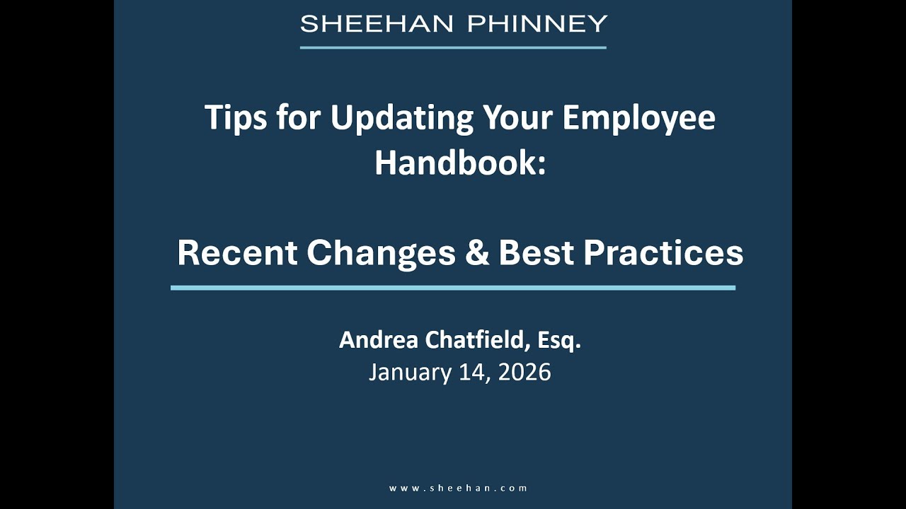 January HR Exchange: Tips on Updating your Employee Handbook