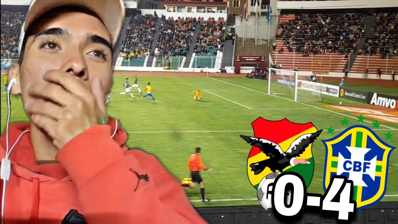 Bolivia 0-4 Brasil | CUMPLI UN SUEÑO DE PEQUEÑO😍 | REACCIÓN en el ESTADIO😱 