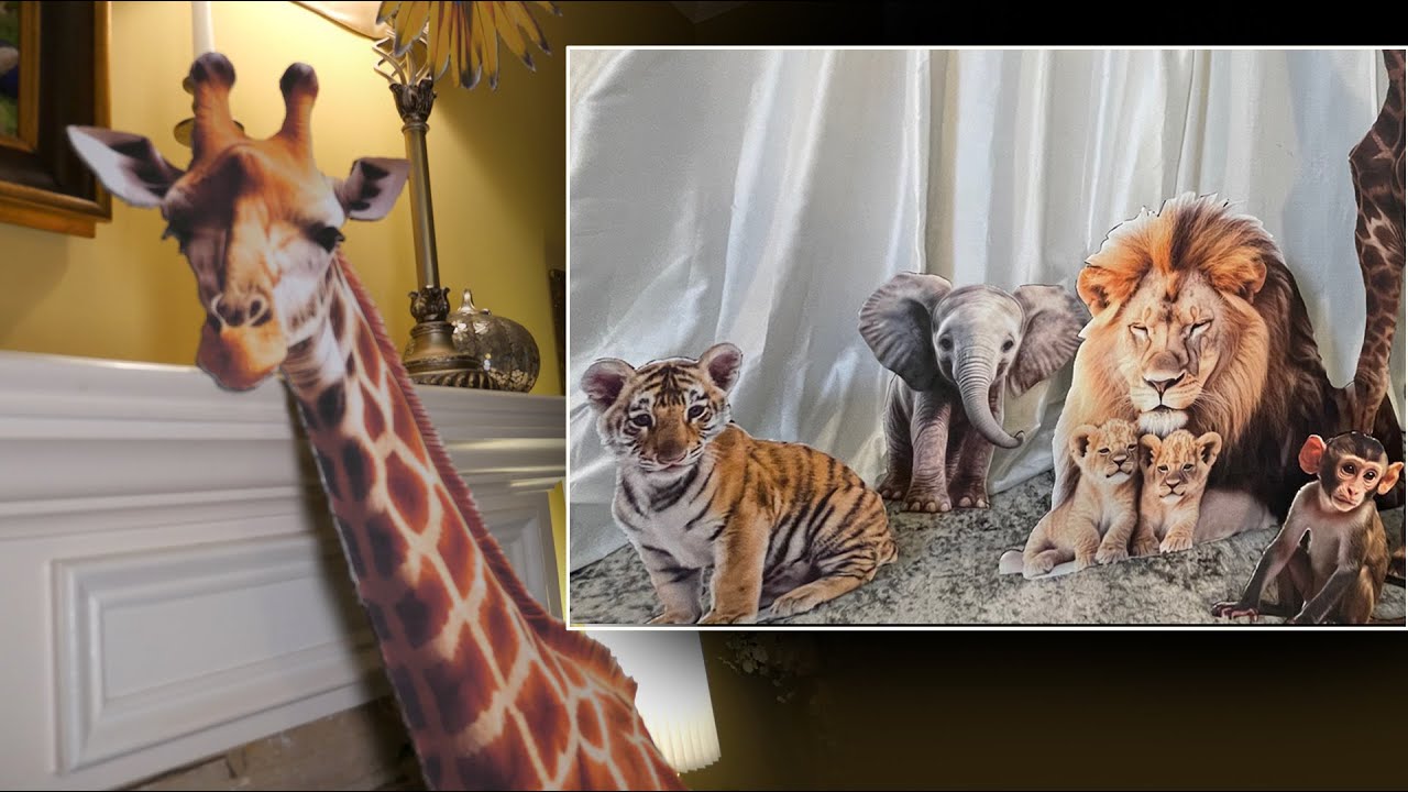 Making Large Jungle Animal Cutouts For Parties