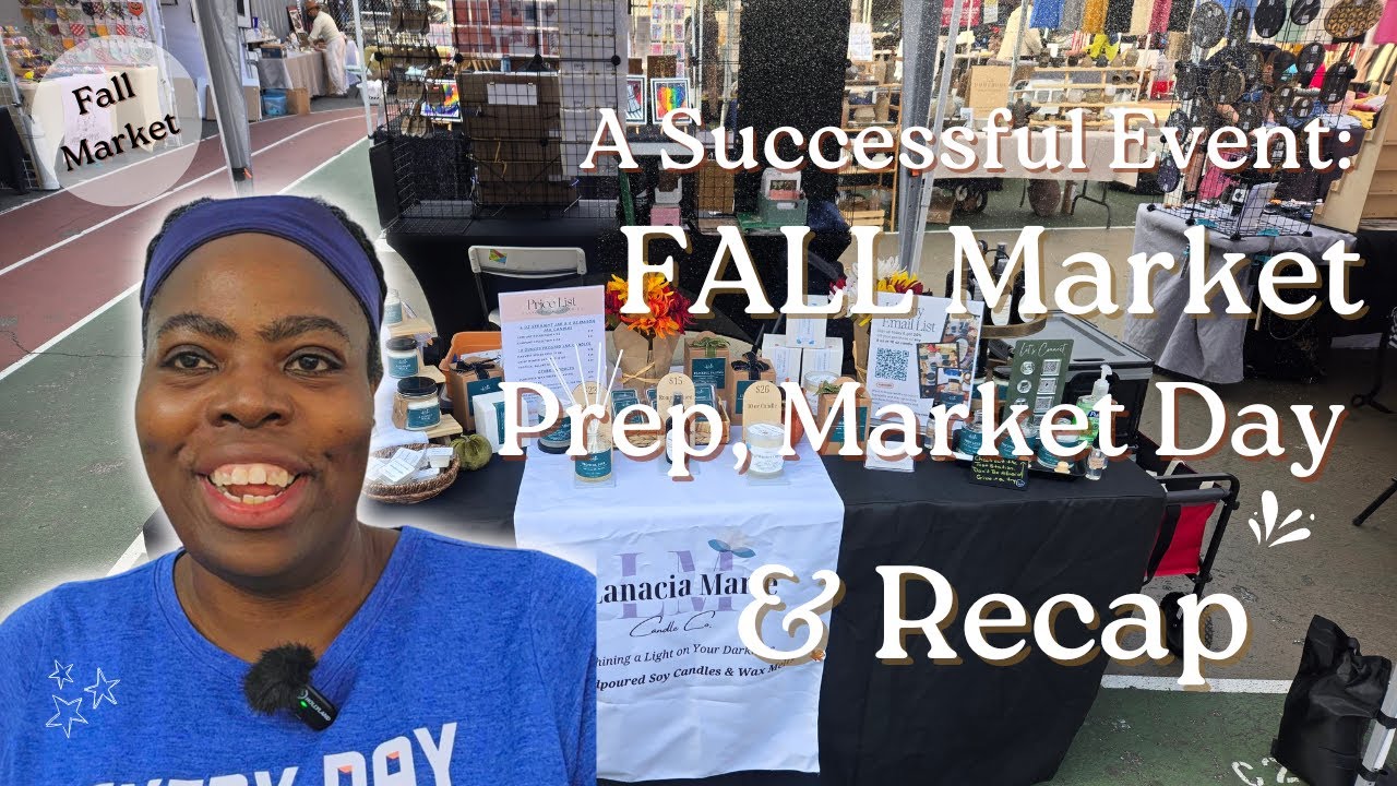 Crushing the Fall Market! Prep, Market Day, & Recap for a Successful Event 🍂