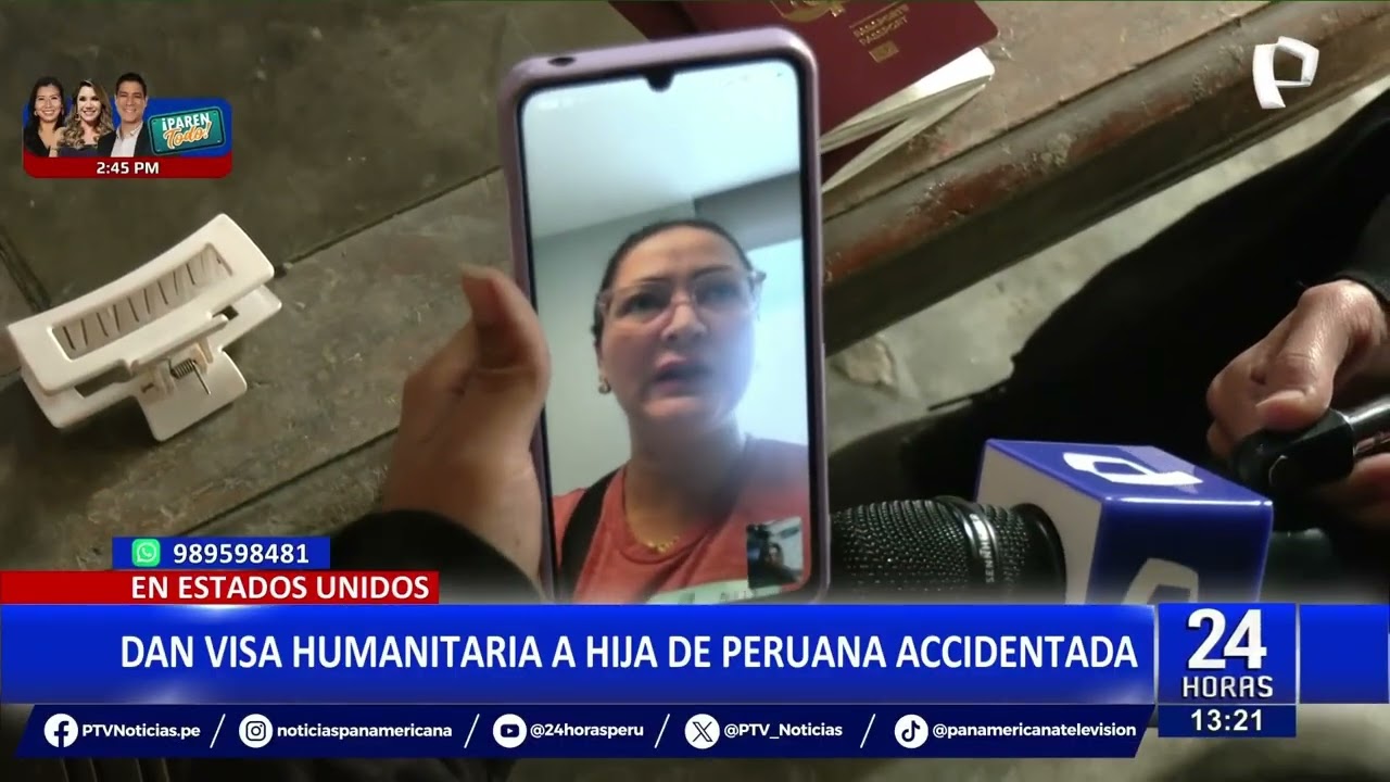 Hija de peruana atropellada en Estados Unidos obtiene visa humanitaria para atenderla