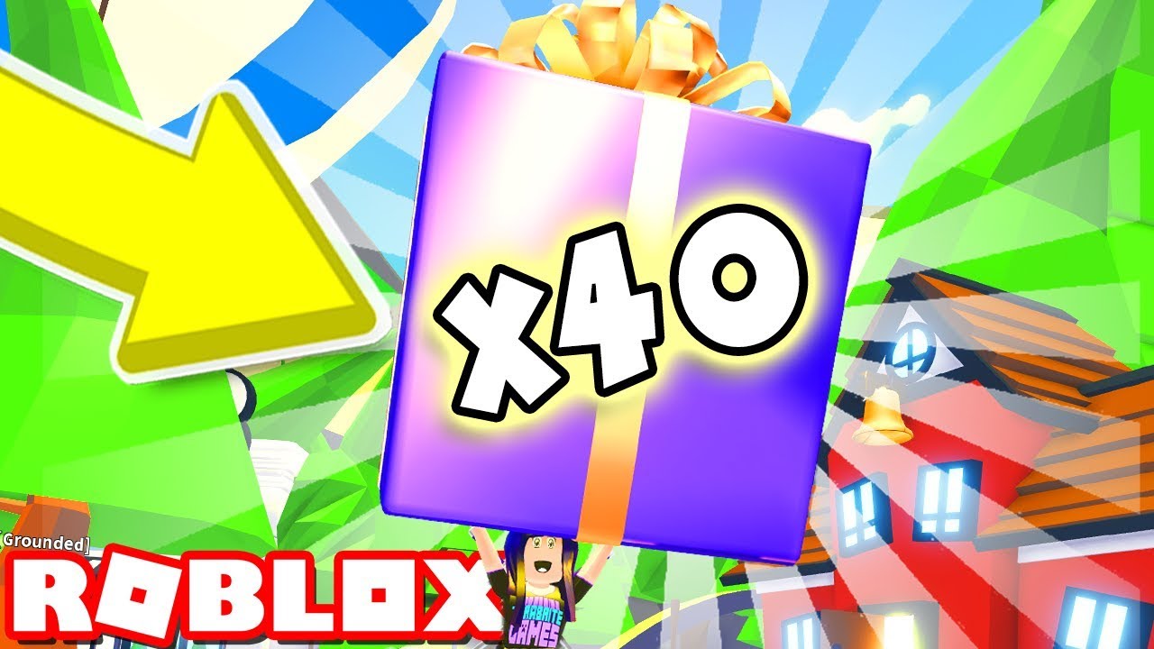 WE OPENED 40 MASSIVE GIFTS in Adopt Me!