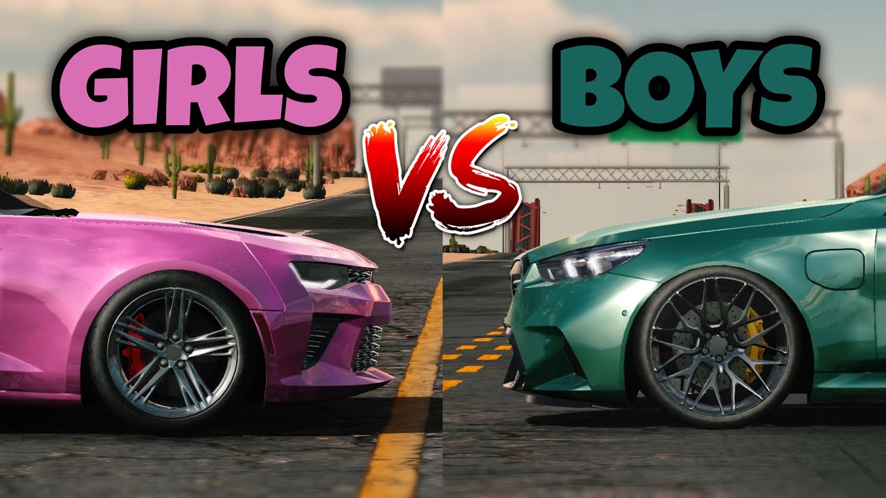 Girls Vs Boys In Car Parking Multiplayer