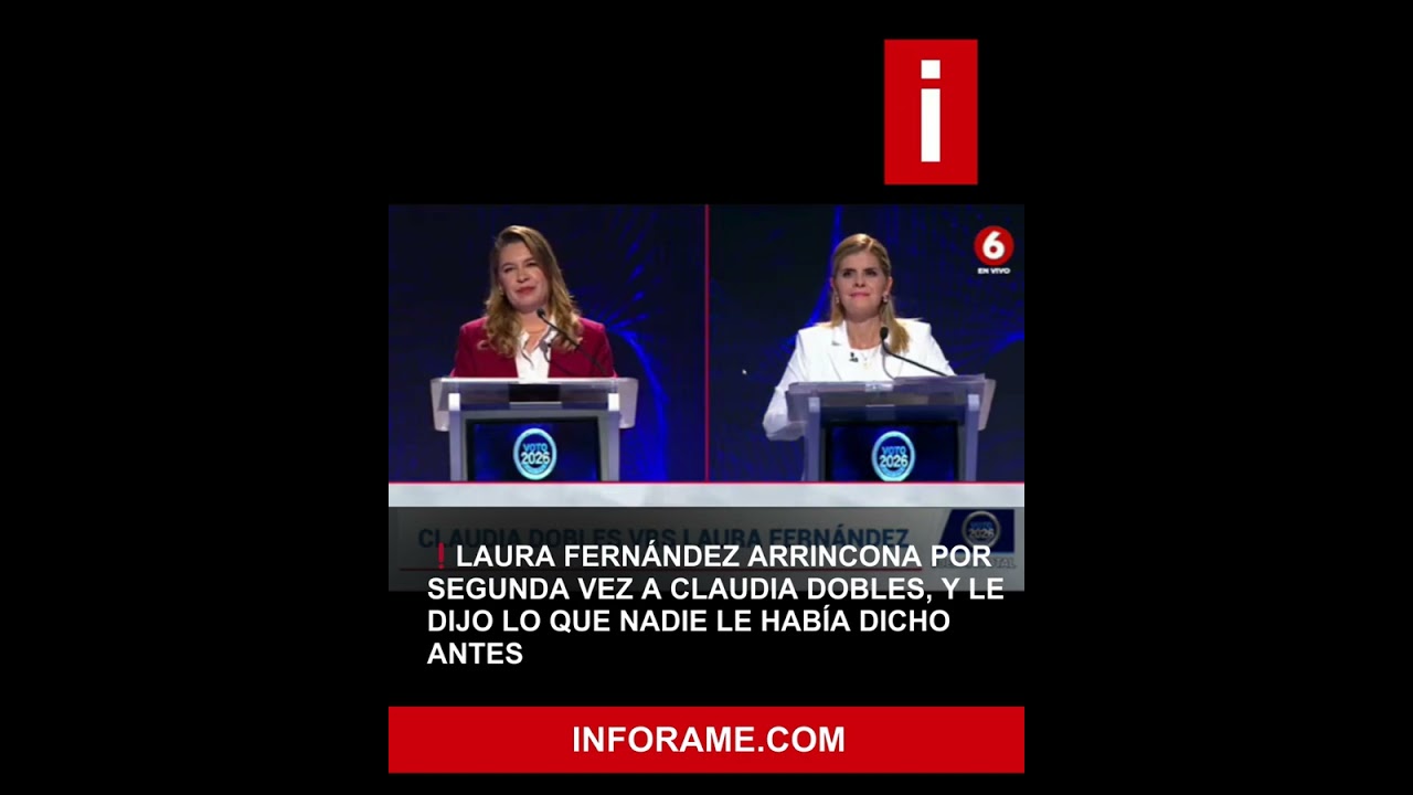 Laura le ganó cara a cara el debate a Claudia Dobles en dos ocasiones