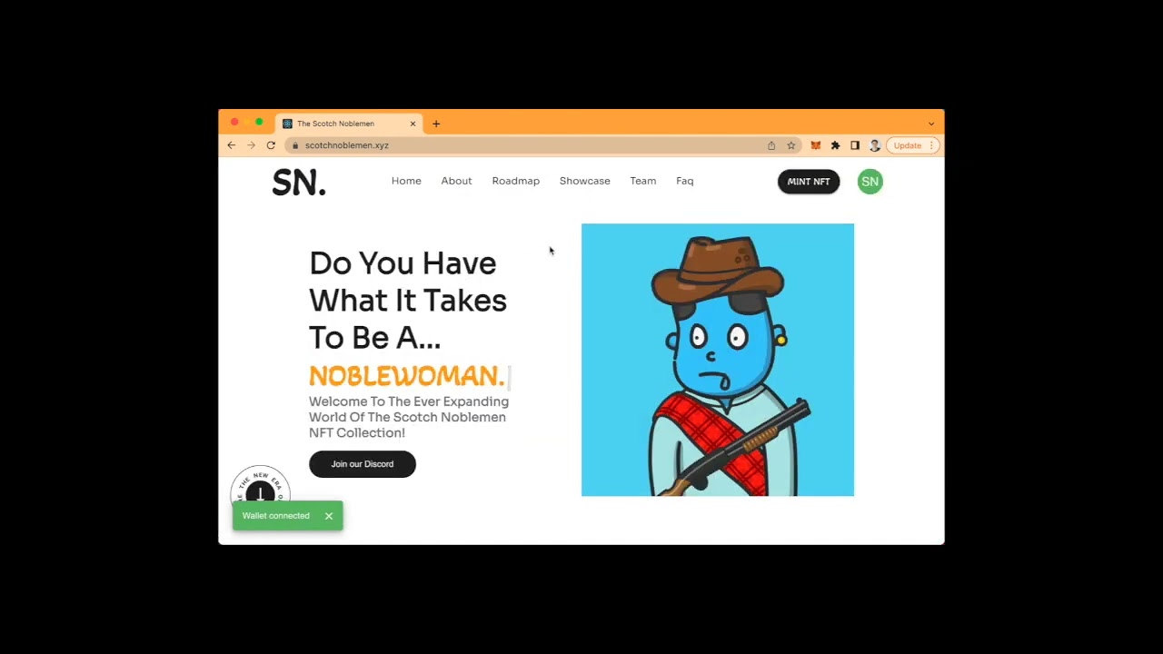 How To Whitelist Mint a Scotch Noblemen