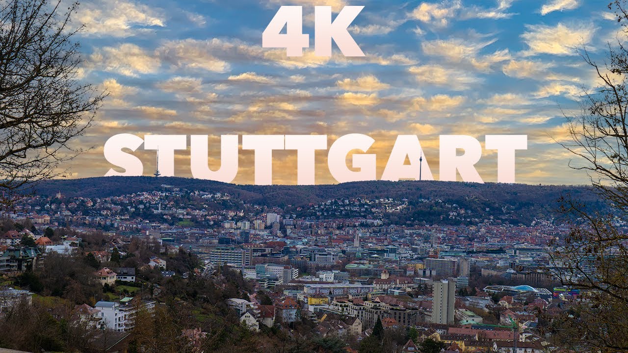 Aerial View of Stuttgart, Germany by Drone in 4K UltraHD 🇩🇪