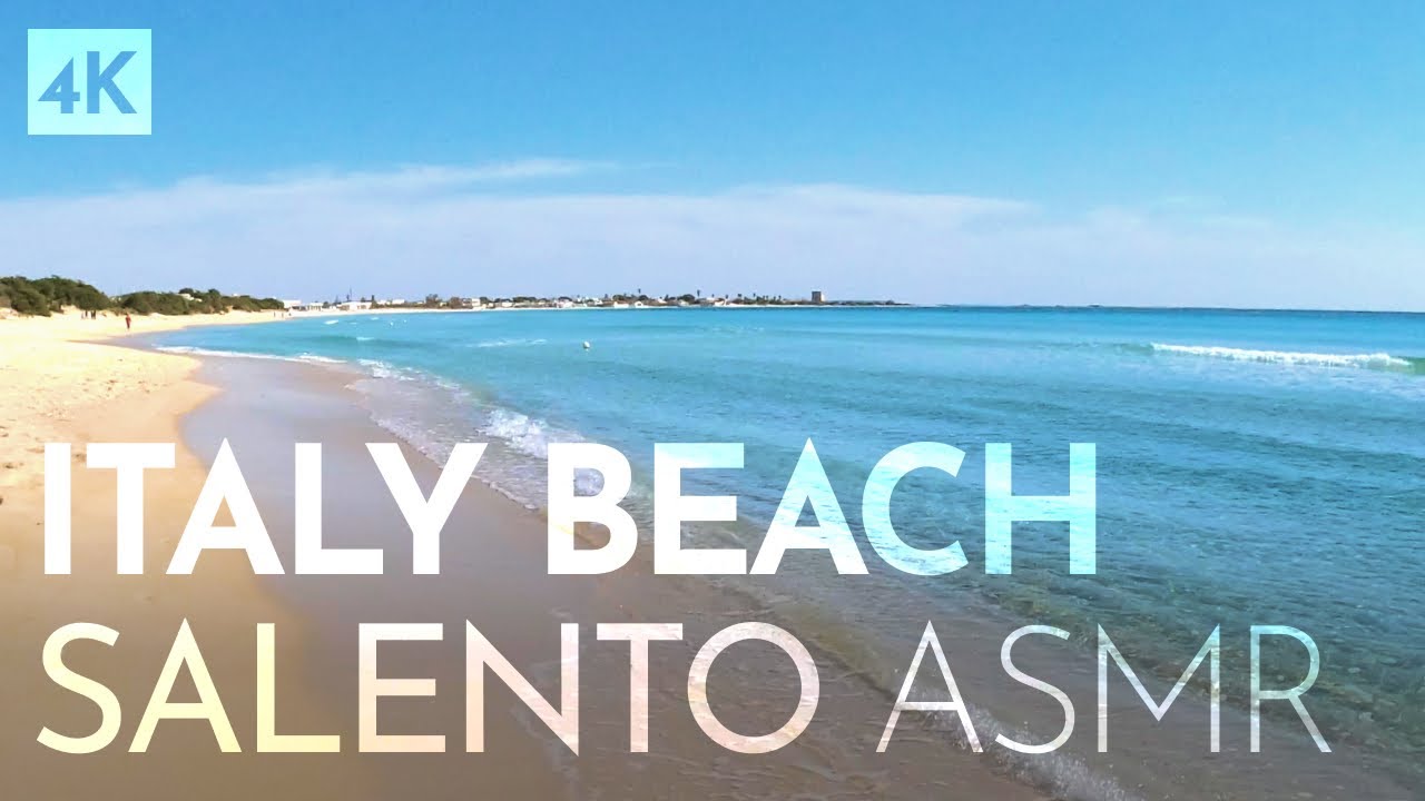 Coastal Serenity: Salento Beach Walking Tour | Puglia, Italy | Relaxing White Noise ASMR