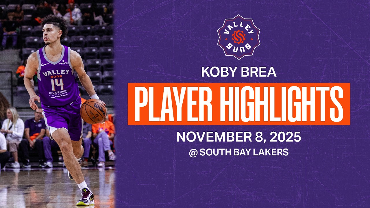 Player Highlights: Koby Brea | @ South Bay Lakers | November 8, 2025