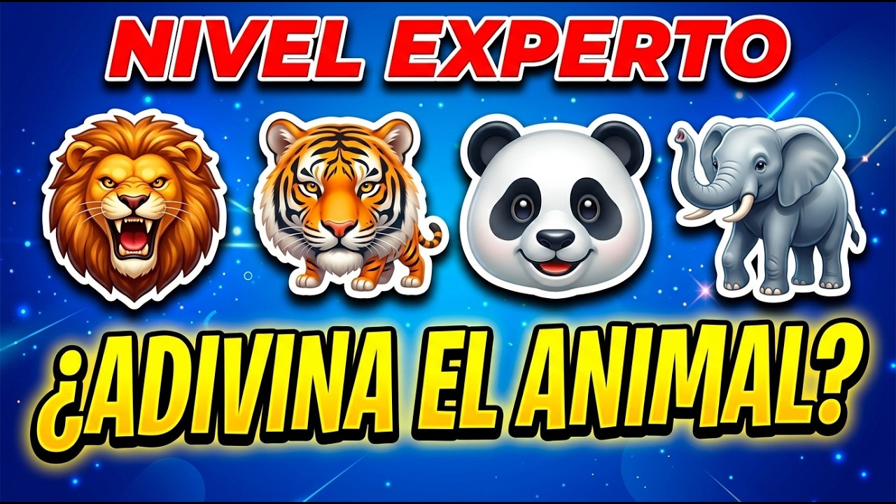 🐾 Adivina el Animal por los Emojis 🧠🔥 | Mundo Quiz Beat NIVEL EXPERTO