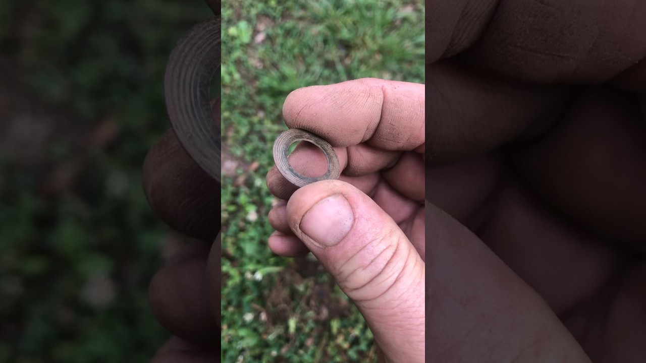 Metal Detecting: Found a washer off a spark plug.