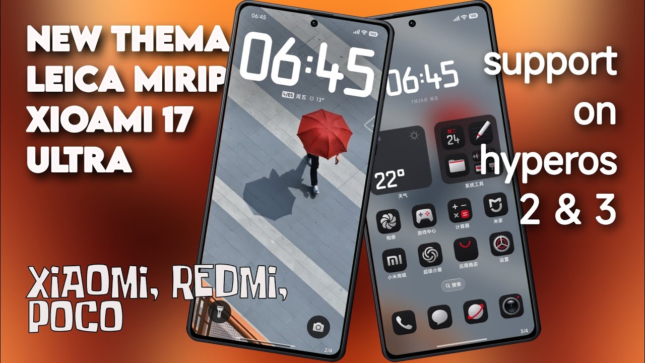 NEW BACKUP THEMA IKON LEICA XIAOMI 17 ULTRA | SUPORT DI SEMUA DEVICE XIAOMI, REDMI, POCO HYPEROS 2/3