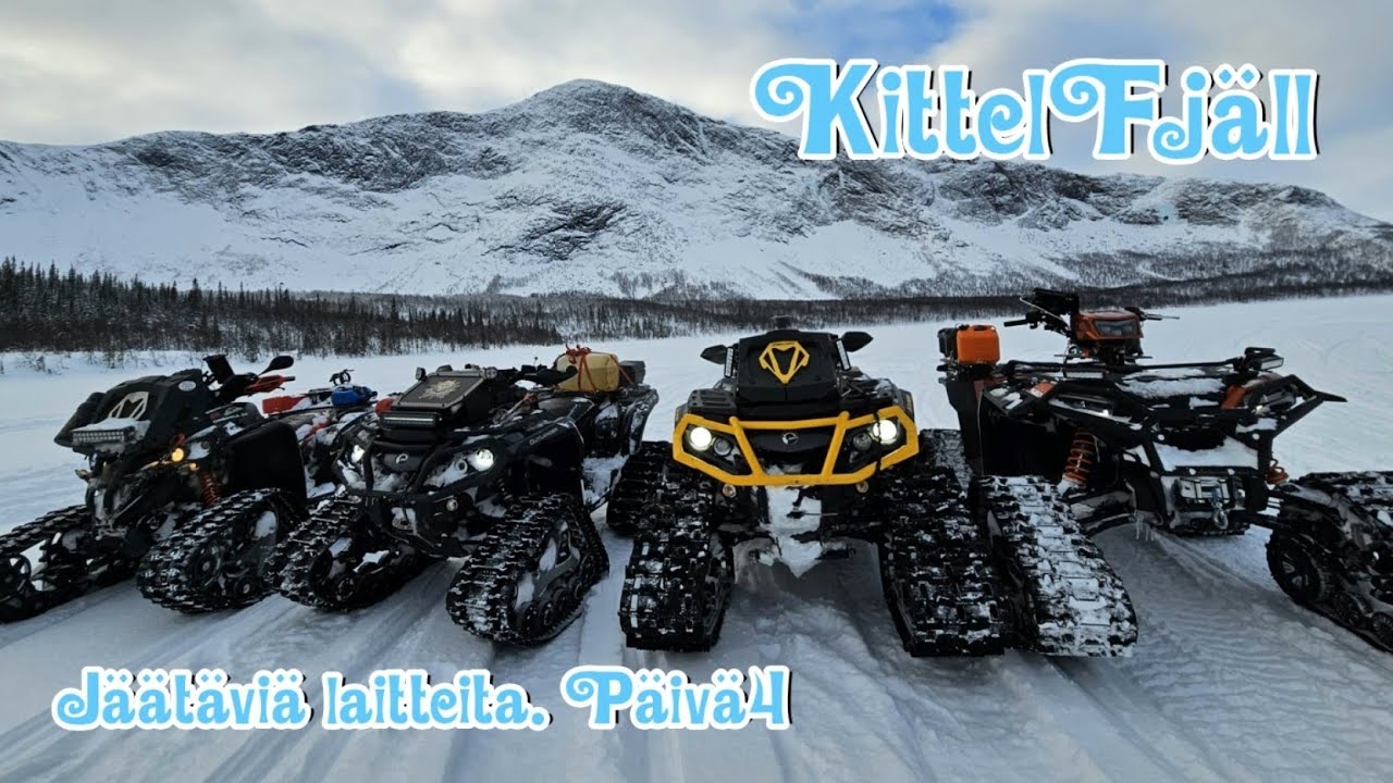 KittelFjäll Day4 ATV Tracks Freeride 2026 #polaris #kittelfjäll #Swerige #canam #canamoffroad 