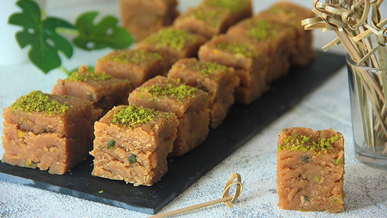 Халва из нута | Знаменитый десерт дворцовой кухни