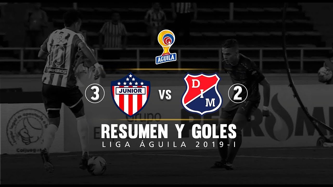 Junior vs Medellín resumen y goles del partido 3-2 Liga Águila 2019-I