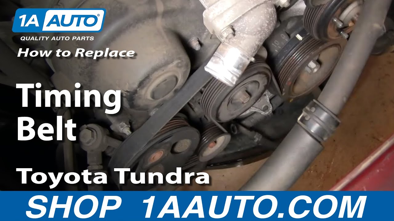 Как заменить ремень ГРМ на Toyota Tundra V8 2002 года. Разборка передней части двигателя. Часть 2...