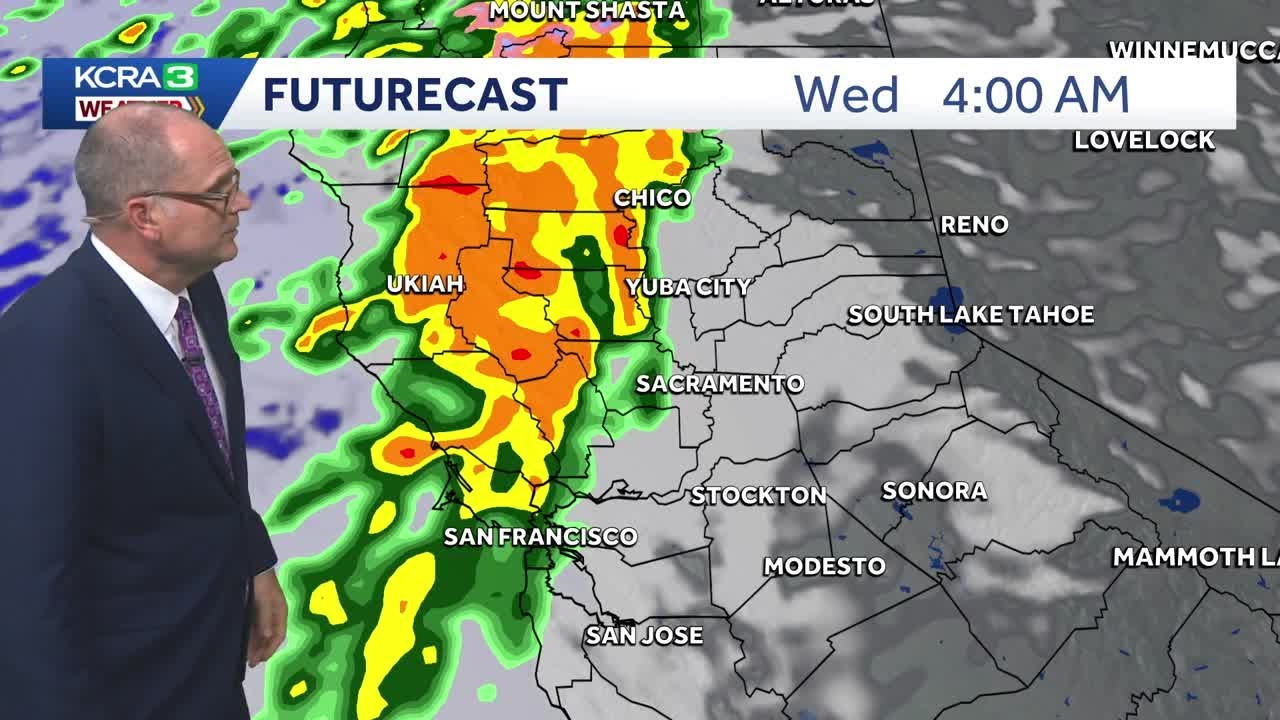 Northern California forecast | Widespread wind and rain Wednesday