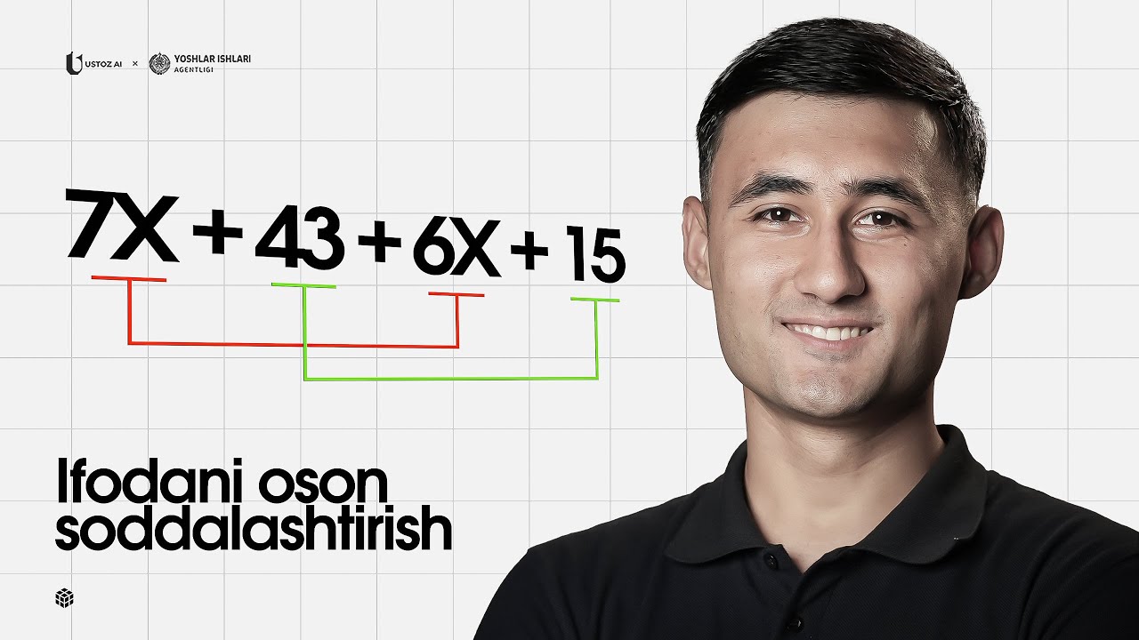 Ifodalarni soddalashtirish | 5-sinf Matematika #15