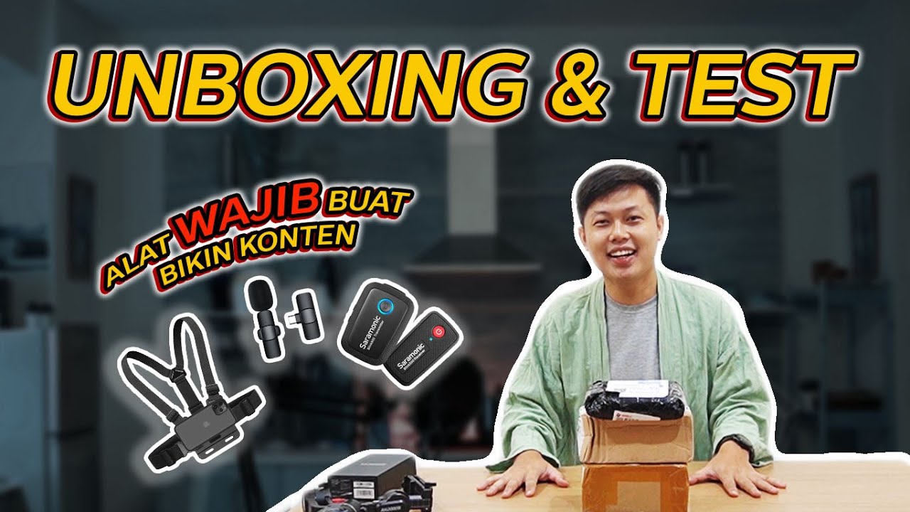 UNBOXING PAKET ALAT UNTUK KEPERLUAN CONTENT CREATOR, ADA APA AJASIH ?