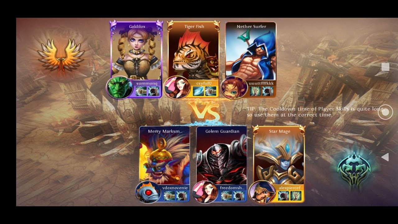 Heroes of Order and Chaos: 3v3 PvP match soloQ (Anioah gameplay)
