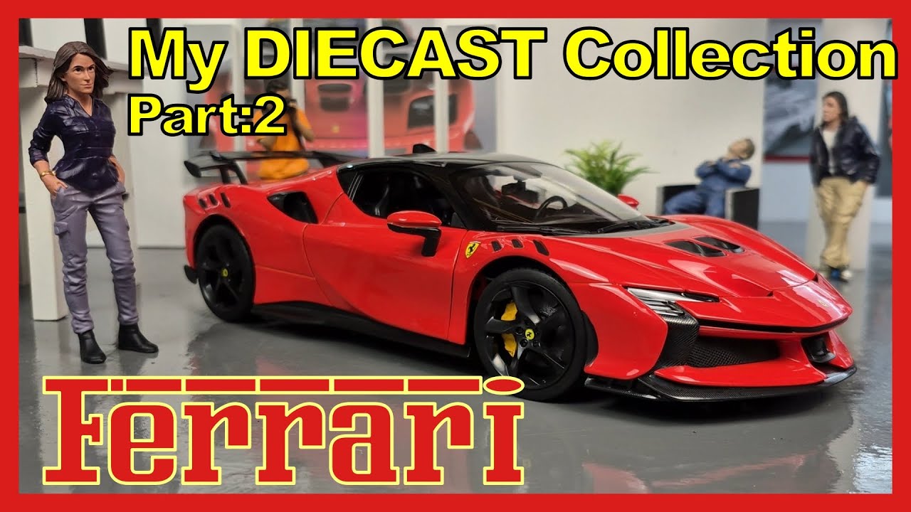 Моя коллекция литых моделей Ferrari || Часть 2 моей полной коллекции в масштабе 1/18