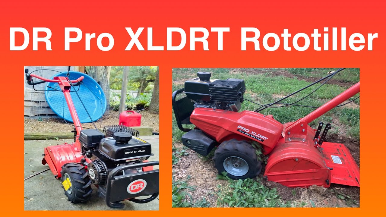 DR Rototiller First Start and Test Drive.