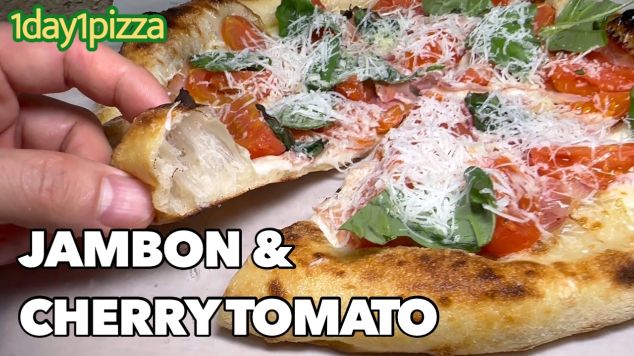 주말아침의 완벽한 식사 JAMBON & CHERRY TOMATO PIZZA(잠봉방울토마토 피자)