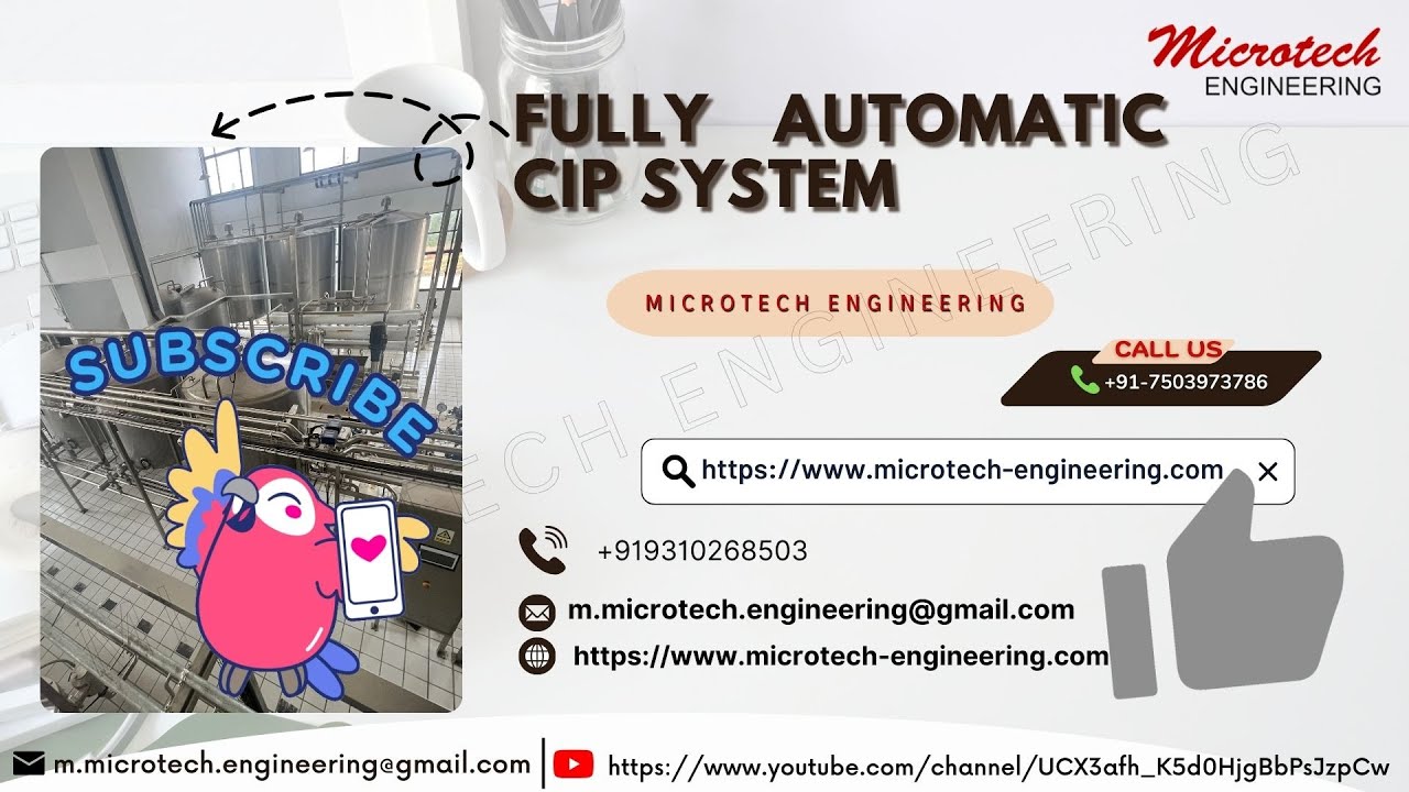 FULLY AUTOMATIC CIP SYSTEM, Automated CIP System, CIP System, Processing Solutions