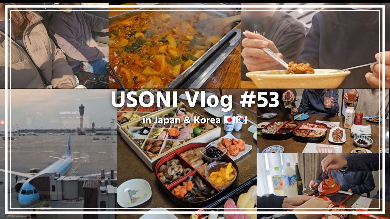 【Travel Vlog 】#53 結婚後日本で初めて夫と過ごす日本のお正月🐴🎍&年始挨拶のついでに義両親と鴨料理のお店へ🦆(결혼후 첫 일본설날&  시부모님랑 같이 오리고기 먹기 )