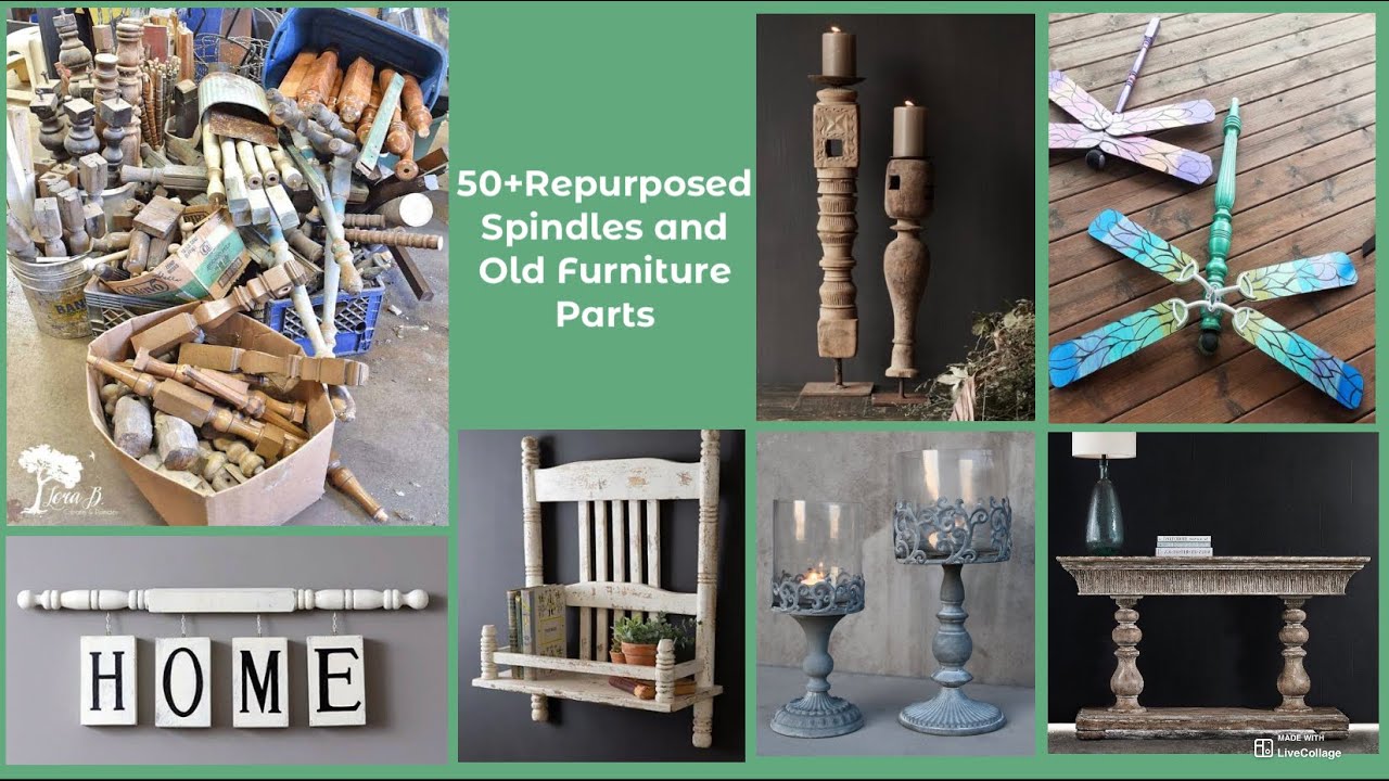 Repurpose Spindles Diy ll Spindle Craft Ideas ll Diy project