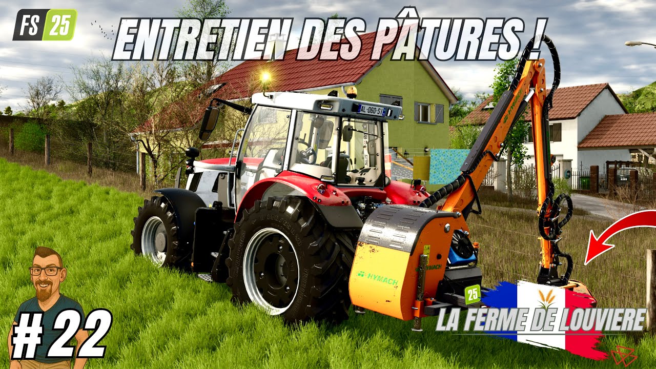 🟢 ENTRETIEN des PÂTURES à l'ÉPAREUSE 🚜 💨