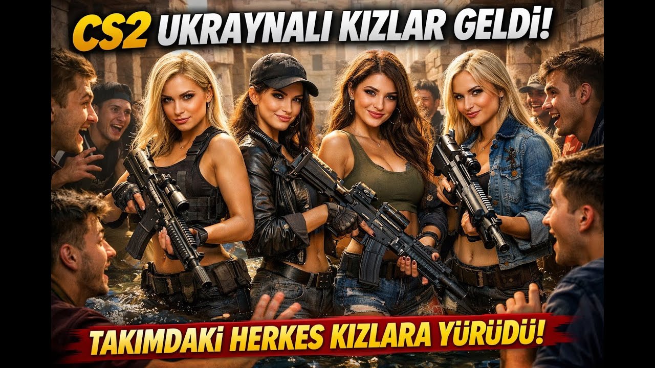 COUNTER STRİKE2 TAKIMA UKRAYNALI KIZLAR GELDİ  (Ve Abonelere Ödül 🎁)