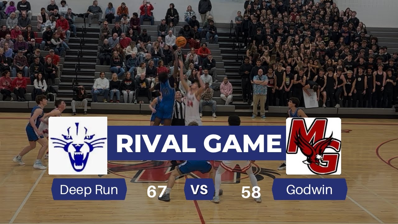 Deep Run High School @ Godwin High School varsity boys basketball 