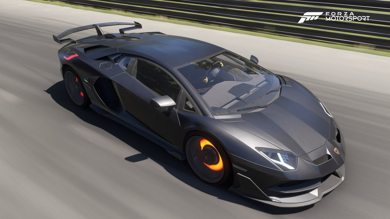 2018 Lamborghini Aventador SVJ in single player \ Forza Motorsport