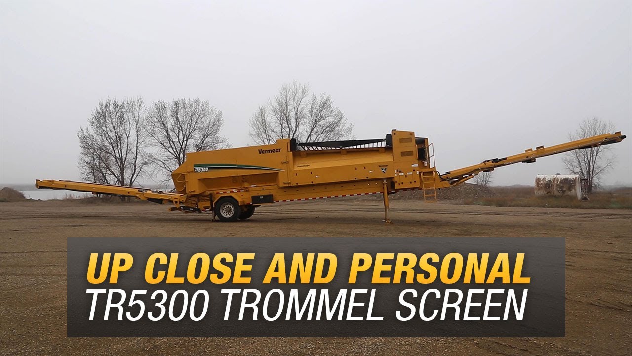 Walkaround of the Vermeer TR5300 trommel screen