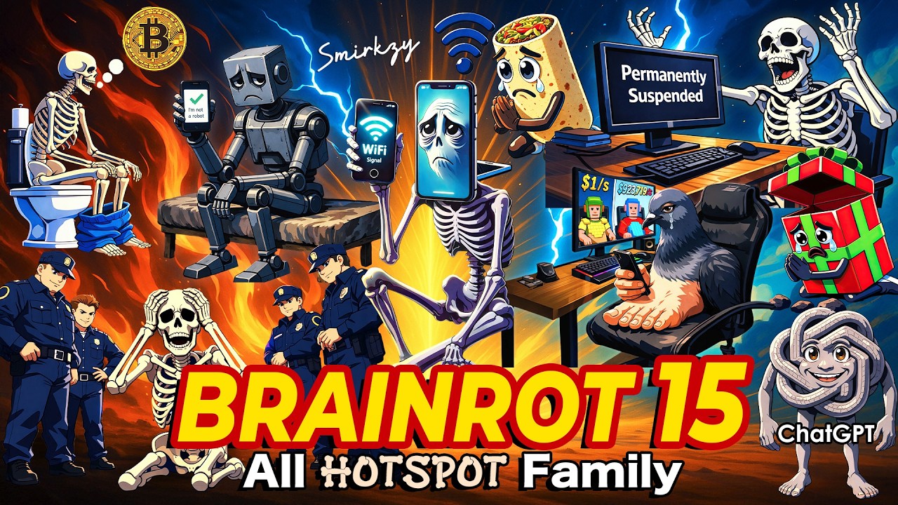 Smirkzy Studio - Brainrot Anime Opening Song 15 (Official Music Video) feat. HOTSPOT FAMILY