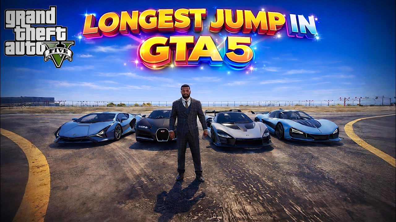WHICH SUPERCAR IS THE KING OF JUMPS? 🏎️🚀 (Longest Jump Challenge)