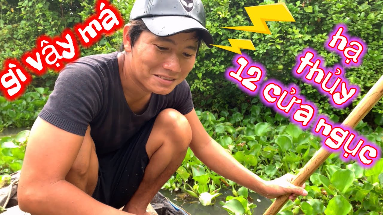 Hạ thủy 12 cửa ngục u đu lục bình và cái không ngờ..| Lẩu lục bình thập cẩm | Sơn Ngố vlog