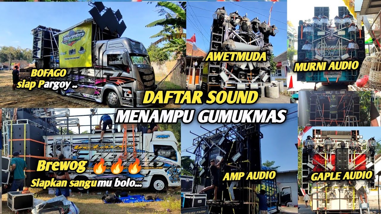 BREWOG & BOFAGO READY 🔥DAFTAR SOUND KARNAVAL MENAMPU GUMUKMAS 2025