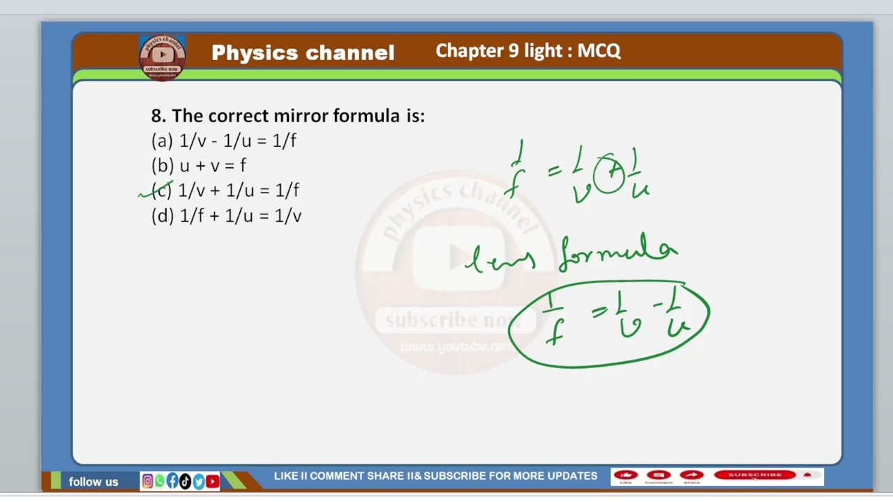 most important question 10th II LIGHT II refraction and reflection