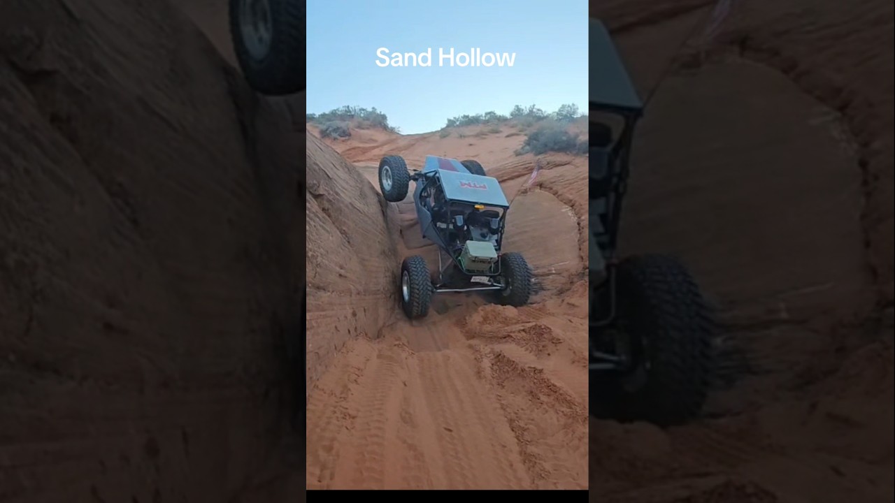 Wheeling Sand Hollow in our PTM Racing buggy #wheelingandwrenching #ptmracing #buggy #offroad