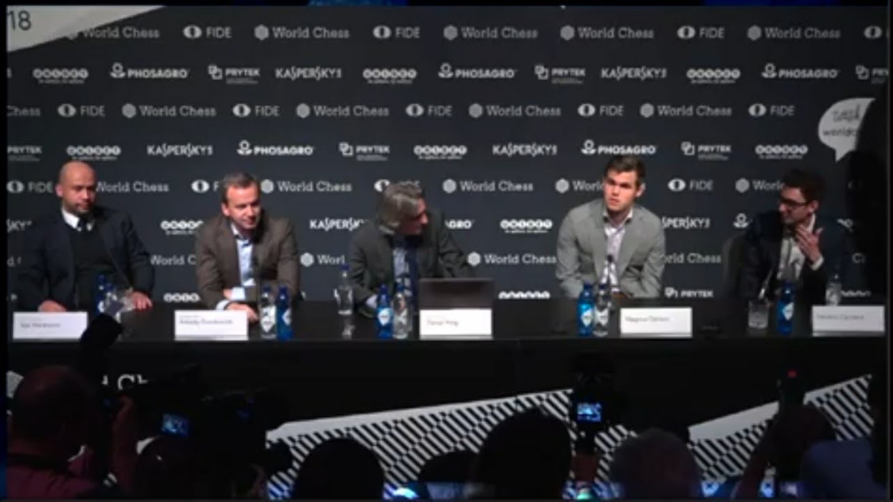 Press Conference After Magnus Won World Chess Championship 2018 !!