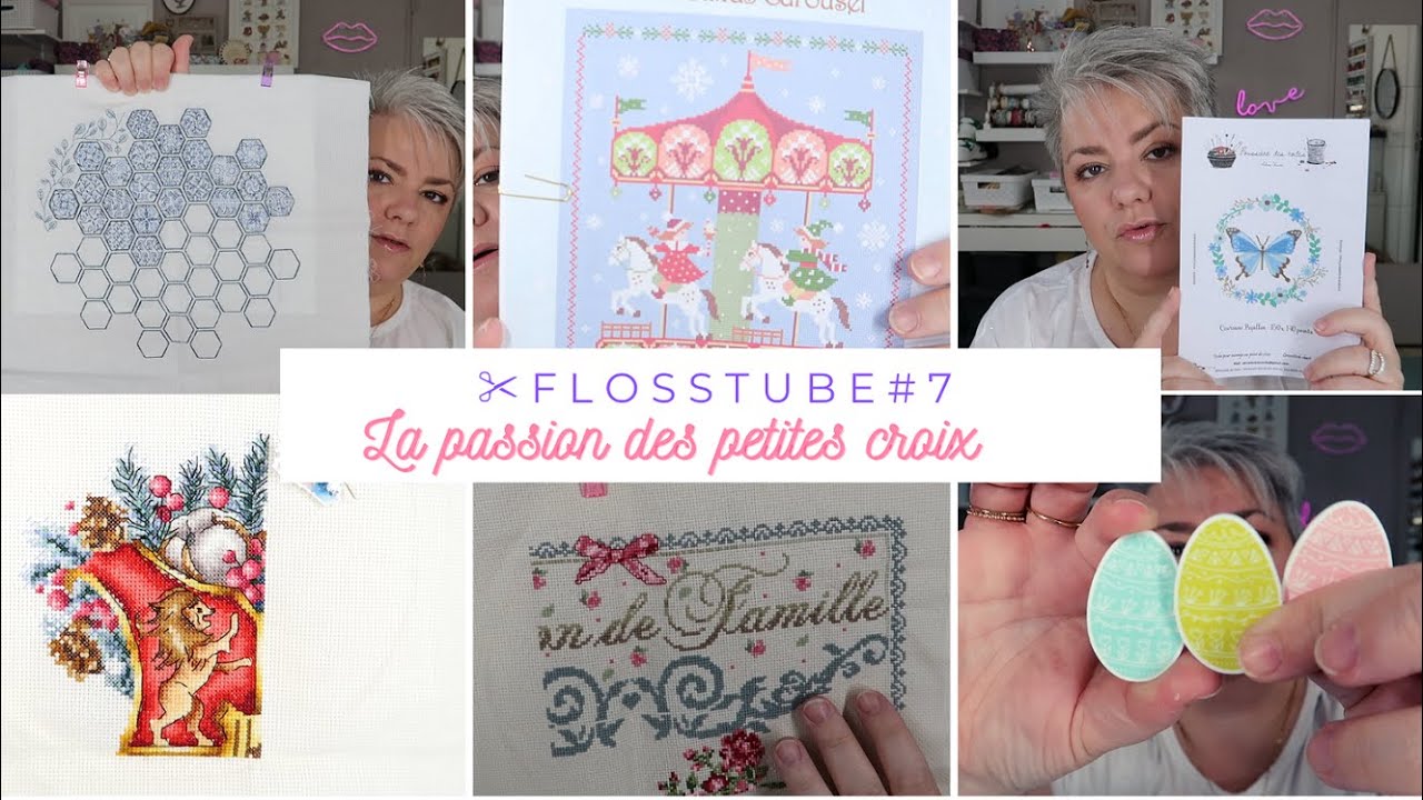 🧵✂️FLOSSTUBE #7 :FFO,Noël en juillet , du plaisir