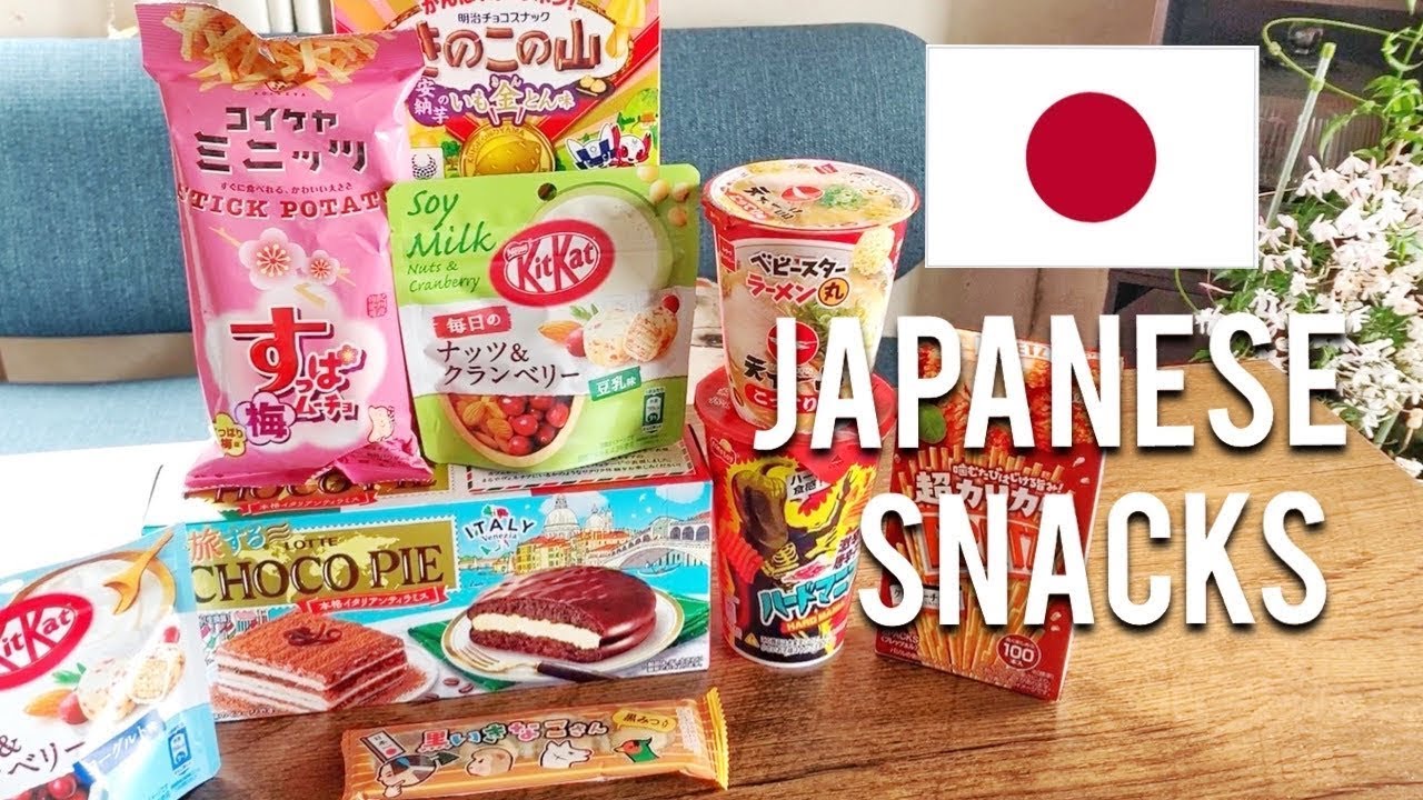 Trying New Japanese Snacks