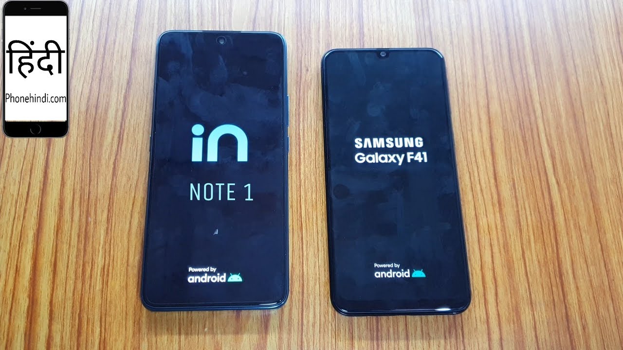 Samsung Galaxy F41 vs Micromax in Note 1 full Comparison