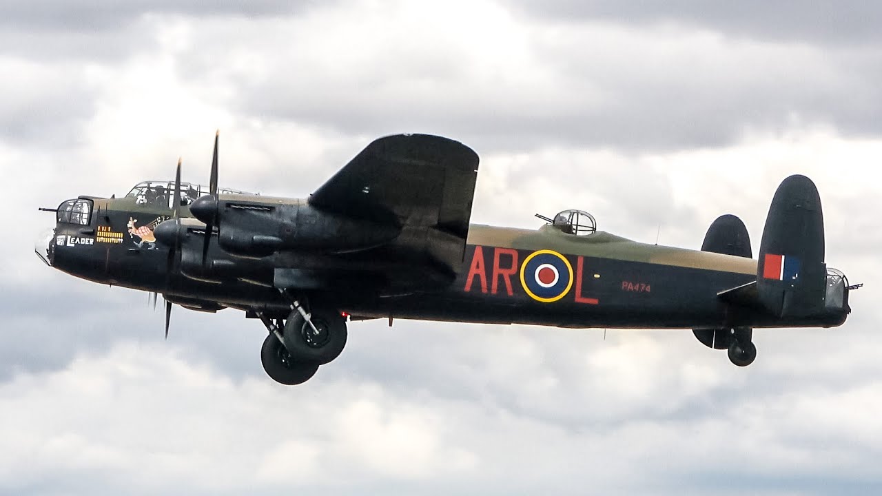 BBMF Memorial Flight Display RIAT 2025 &ndash; Lancaster, Spitfire & Hurricane