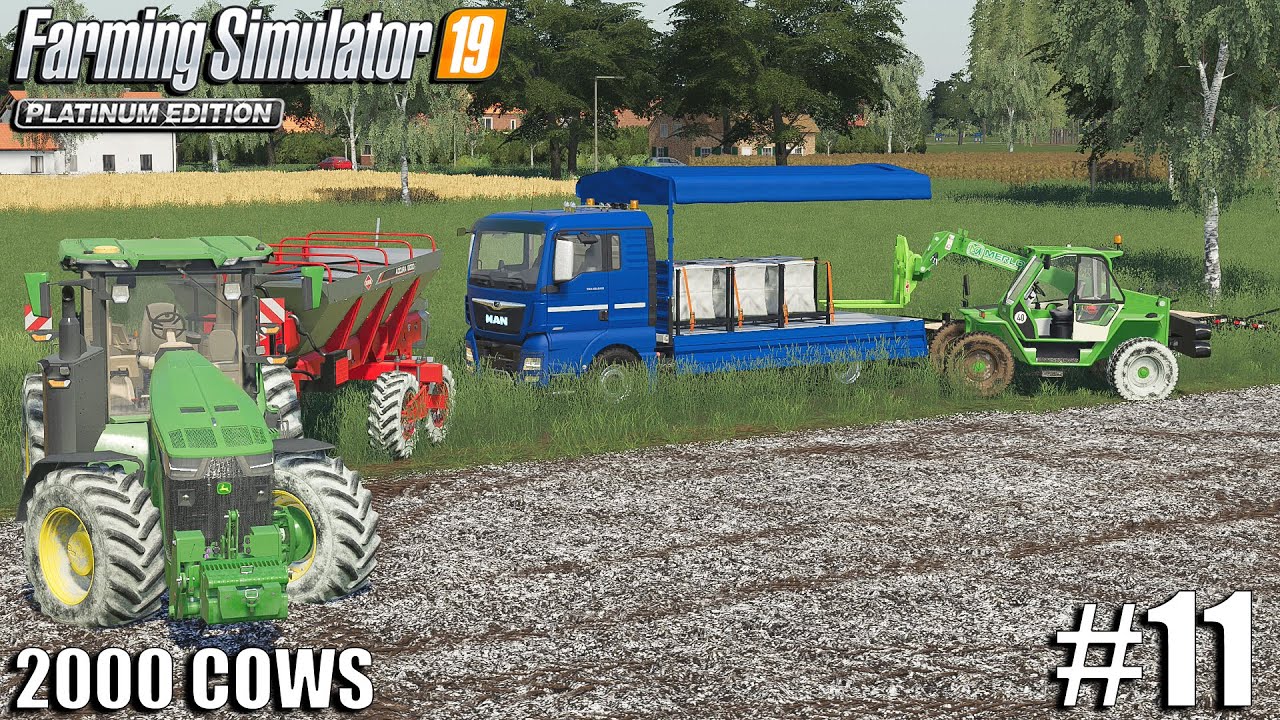 Potato Planting &  New Depot| 2000 Cows Farm | Farming Simulator 19 | #11