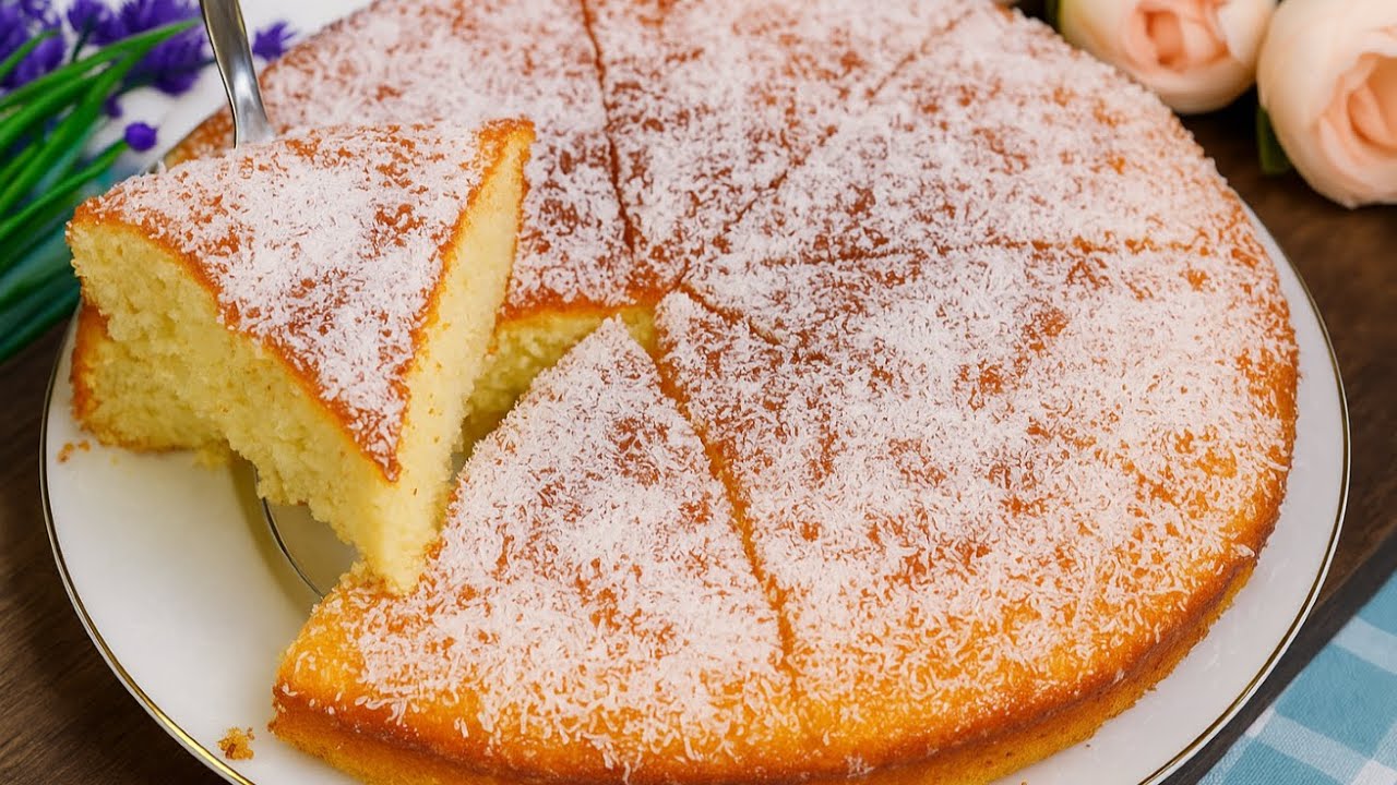 8 Spoon Cake! Simple No-Measure Cake Recipe! Quick And Easy Also TASTY!
