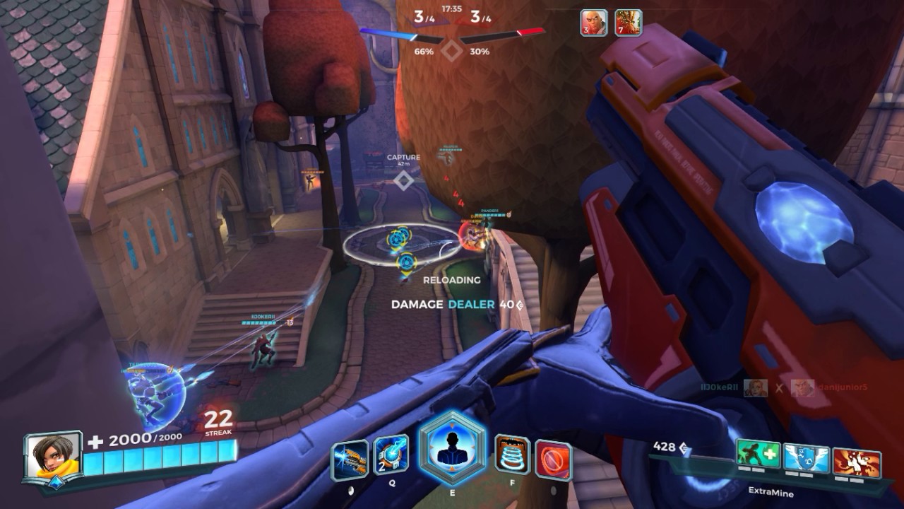 Paladins Kinessa on Stone Keep