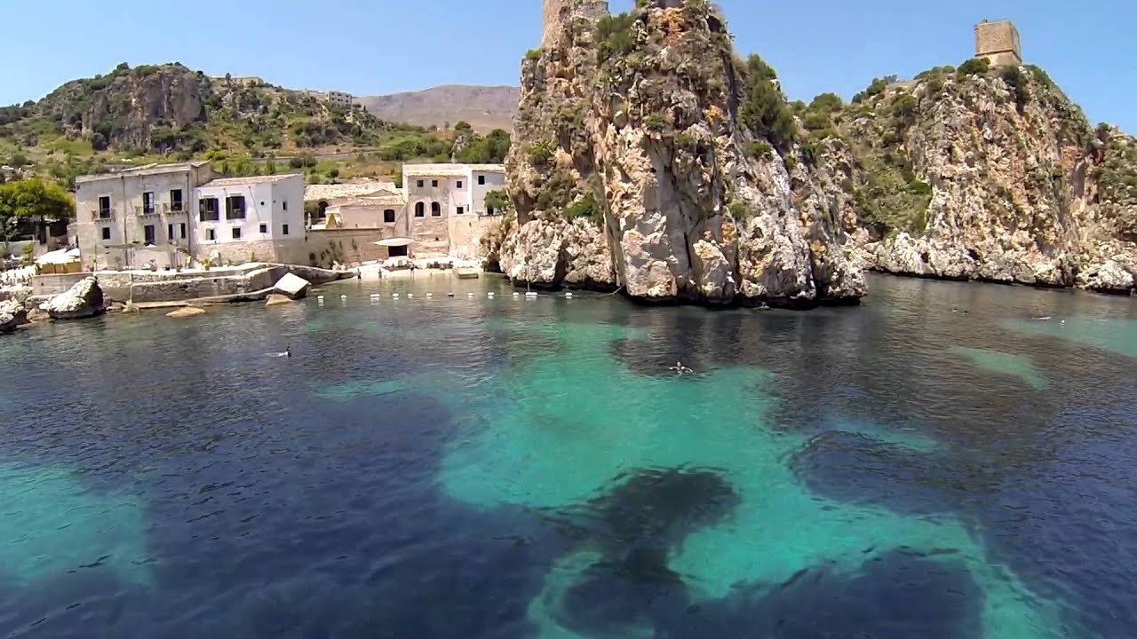 Eyefly Goliath quadcopter at Tonnara di Scopello, Sicily