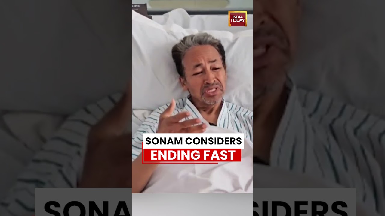 Sonam Wangchuk Hospital Row:  Considers Ending Fast After Assurances #sonamwangchuk #bjp #congress